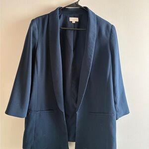 LOFT Women's Deep Blue Suit Jacket
